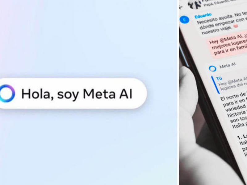 Meta AI en España: El circulo azul que aparece en Whatsapp