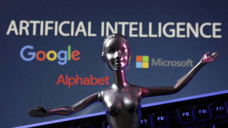 ¿sustituirá-la-IA-a-Google? imagen de google y un robot